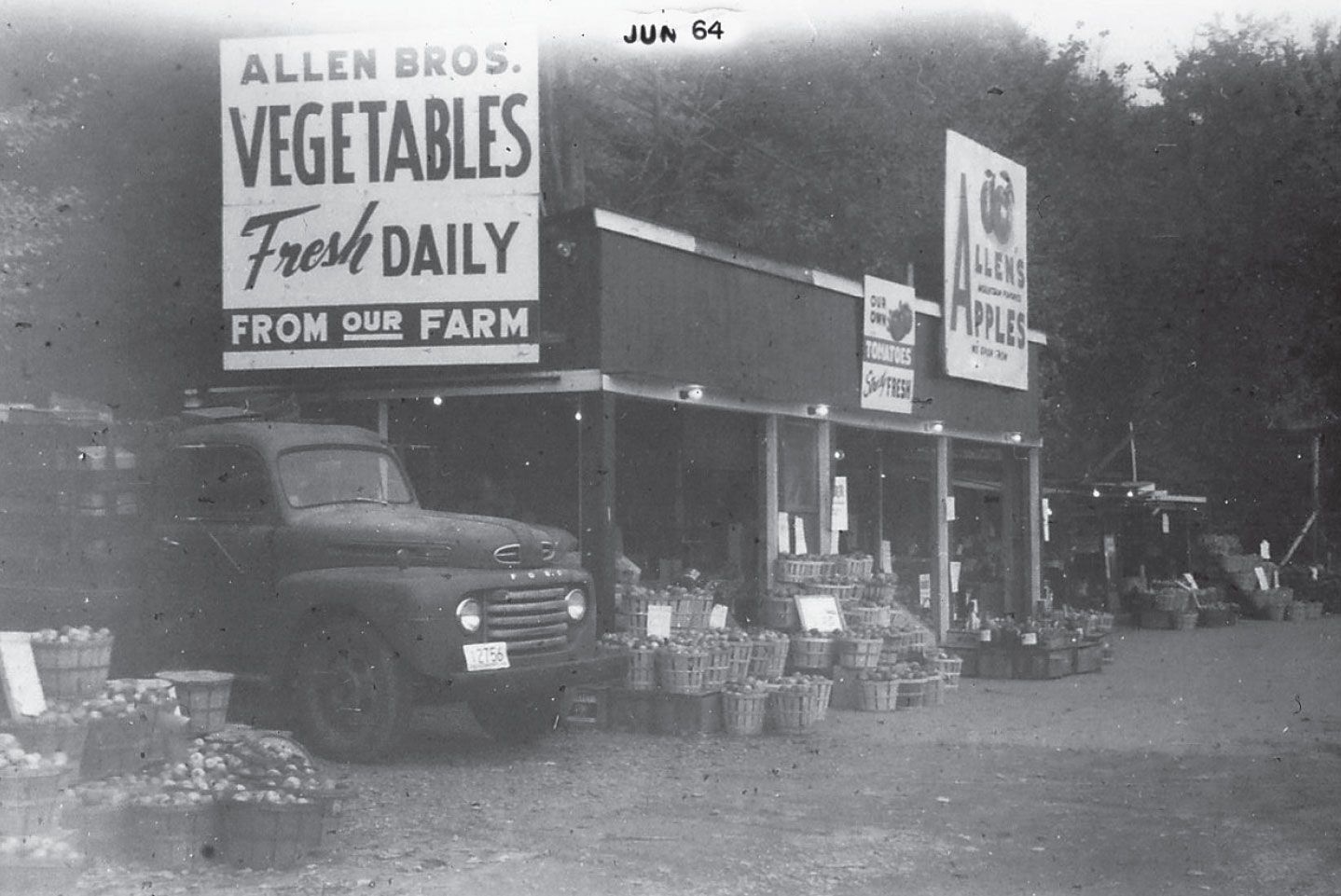 Vegetable stand circa 1964